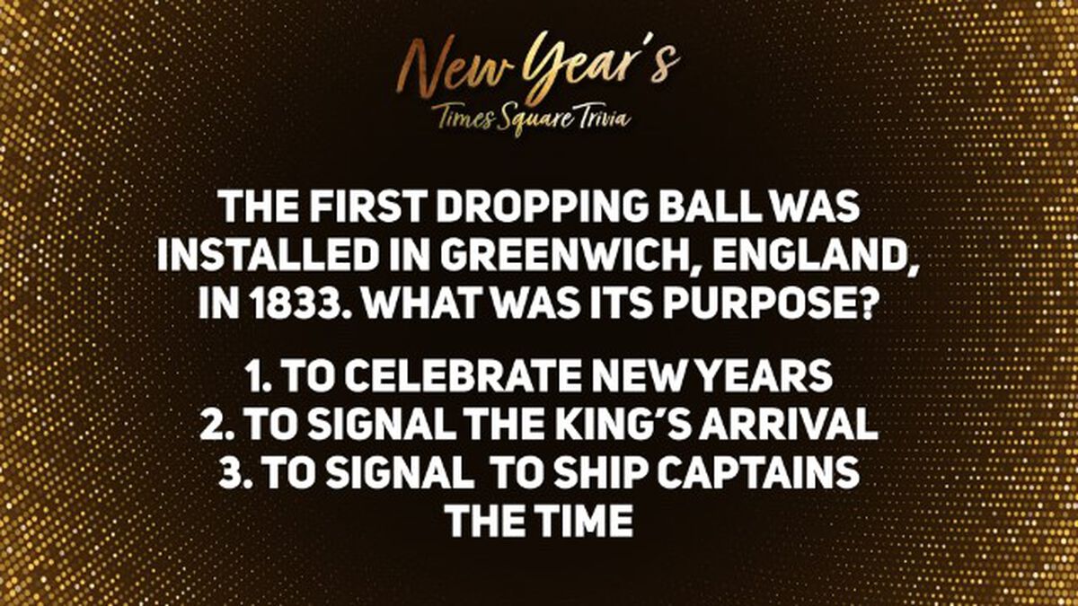 New Years Times Square Trivia image number null